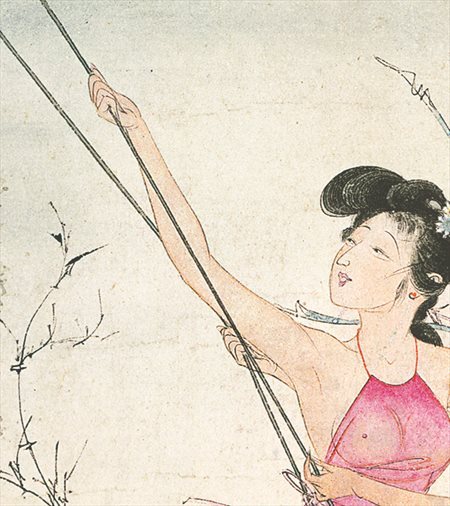 平武县-胡也佛的仕女画和最知名的金瓶梅秘戏图